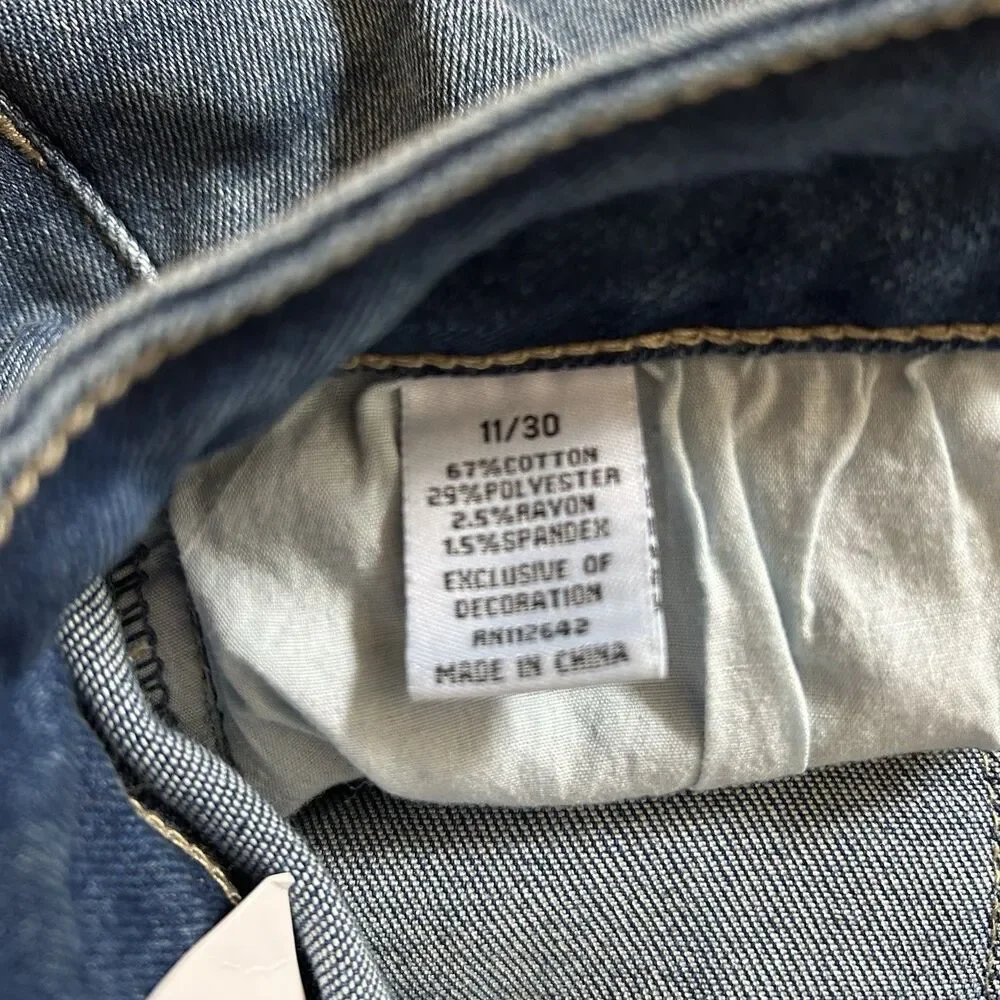 NWT Disclosure Slim Straight Jeans - Blue - 11/30 (DS9542)